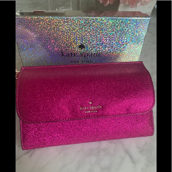 Kate Spade Glitter Wristlet - Picture 2 of 7